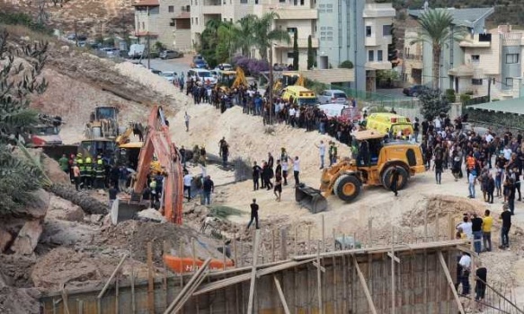 إصابات خطيرة إثر انهيار جدار على عمال بكفر كنا داخل أراضي ال48