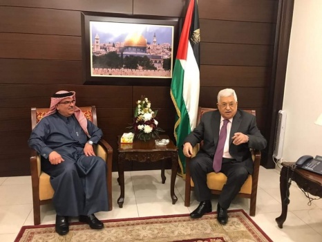الرئيس يستقبل السفير القطري محمد العمادي