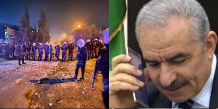إشتية يعزي عائلة الطالب المرحوم خليلية ويؤكد بأن القانون سيأخذ مجراه... والأمن يفتح الشارع الرئيسي