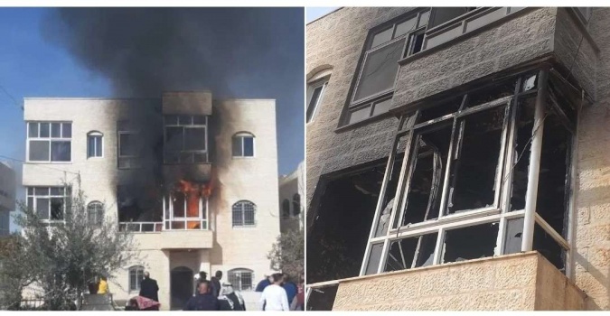 مصرع طفل في حريق منزل ببلدة سعير شرق الخليل