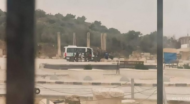 مستوطنون يقتحمون الموقع الأثري في سبسطية