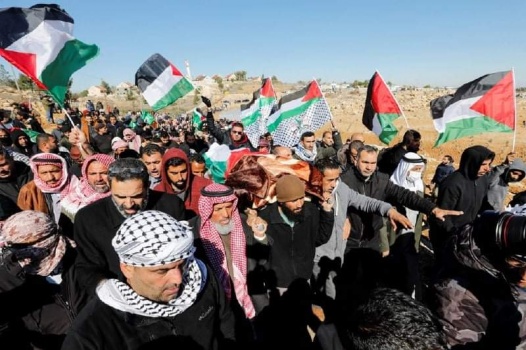 فلسطين تودع الشهيد الهذالين