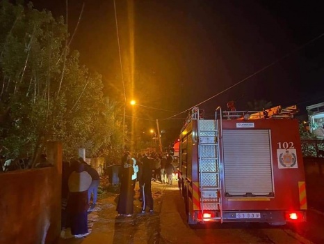 سلفيت: وفاة مواطنة متأثرة بإصابتها جراء حريق منزلها قبل أيام