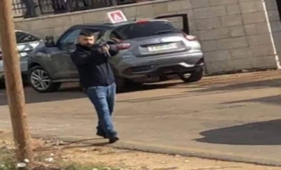 اطلاق نار على اعتصام لطلبة التوجيهي أمام مديرية التربية في طوباس