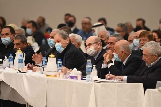 انتخاب روحي فتوح رئيسا للمجلس الوطني وعلي فيصل وموسى حديد نائبين له وفهمي الزعارير أمينا للسر