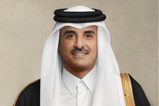 امير قطر يؤكد استعداد بلاده لتقديم كل ما يلزم لفلسطين