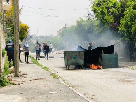 الاحتلال يصيب العشرات بالاختناق خلال مواجهات في برقة