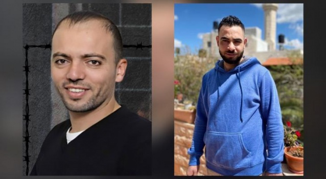 المعتقلان عواودة وريان يواصلان إضرابهما عن الطعام