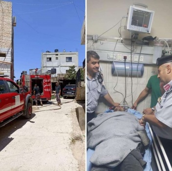 الدفاع المدني يخلي 6 إصابات بينها ثلاثة أطفال إثر حريق منزل في بلدة برقين