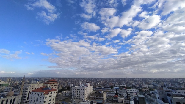 حالة الطقس: أجواء غائمة جزئيا إلى صافية وارتفاع على درجات الحرارة