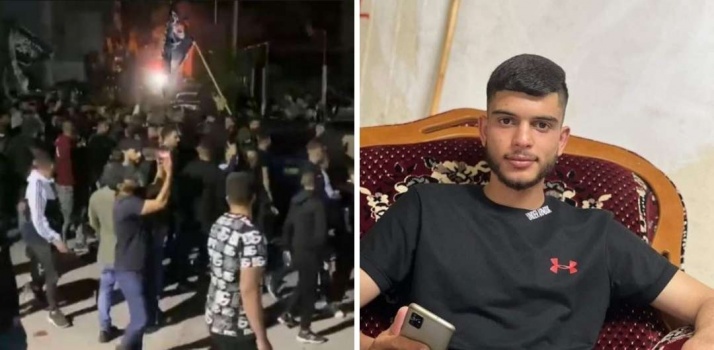 أهالي حوسان يشيعون جثمان الشهيد زكريا زعول