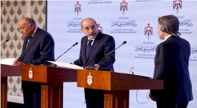 "اجتماع عمّان": إجماع عربي على وقف إطلاق النار في غزة ورفض أمريكي