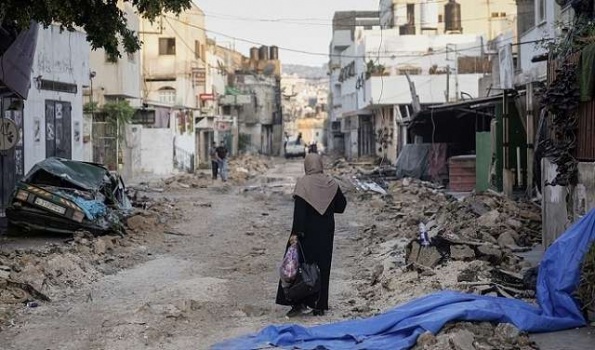 اقتحام يومي.. الاحتلال يواصل تدمير البنية التحتية في جنين ويستهدف مخيمها بصاروخ
