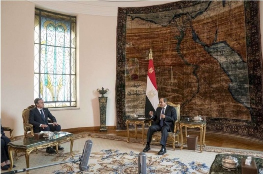 السيسي يؤكد لبلينكن أهمية الدور المحوري للأونروا