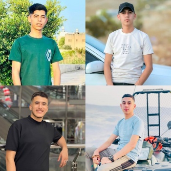 4 شهداء في بلدة طمون شرق طوباس