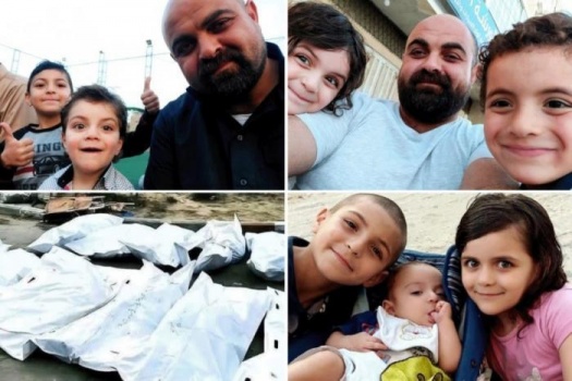 استشهاد الدكتور حمدي النجار ملتحقا بأطفاله الشهداء الـ9 في خان يونس