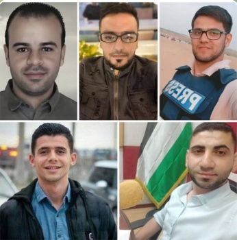 جريمة جديدة.. استشهاد 4 صحفيين بقصف الاحتلال ساحة "المعمداني" في غزة