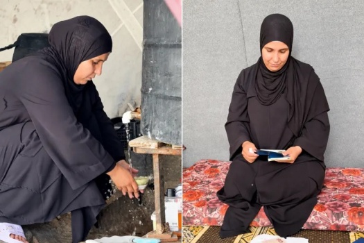 سورية لجأت إلى غزة هربا من الحرب فعاد زوجها أشلاء.. ما التفاصيل؟