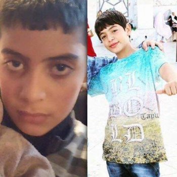 صور : الطفلين من مخيم شعفاط ... الاحتلال يطلق النار على طفل ويعتقل الاخر بحجة الطعن