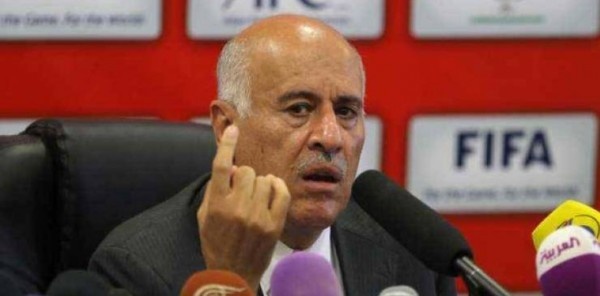 الرجوب يكشف مكان مباراة فلسطين مع السعودية