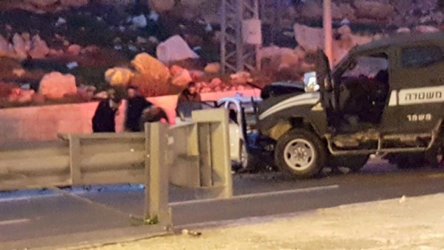 اطلاق النار على 3 فلسطينيين بزعم تنفيذ عملية دهس شرق القدس