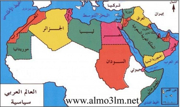 ما هو مصدر أسماء بعض الدول العربية ؟