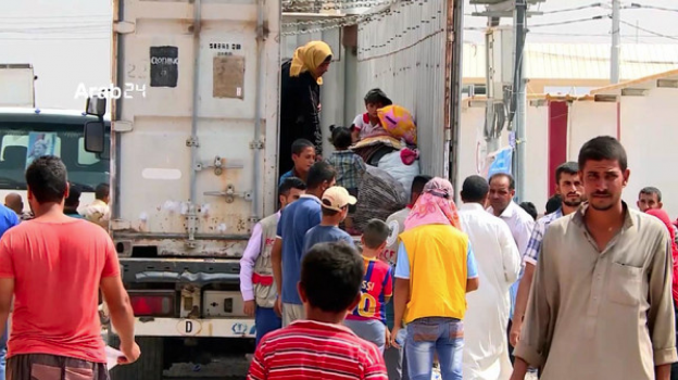 العراق.. عائلات القيارة تودع مخيمات النزوح