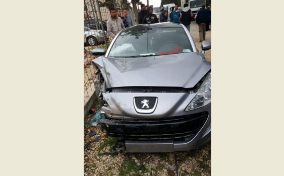 اصابة ثلاثة مواطنين بحادث سير جنوب جنين