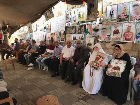 لليوم الخامس على التوالي..اعتصام ووقفة تضامنية مع الأسرى في جنين