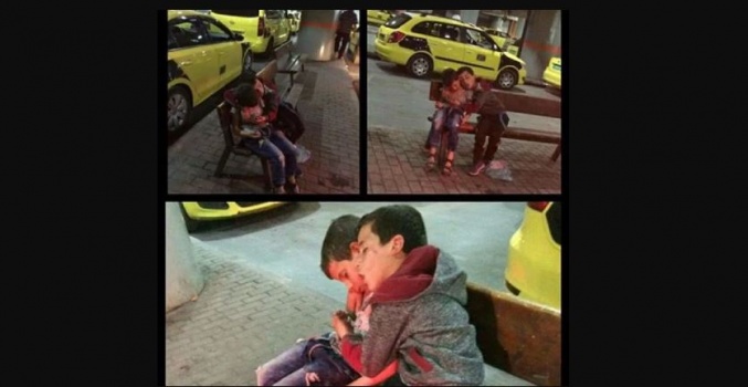 “غلبهم النعاس كما الحياة” .. اطفال في مجمع سرفيس نابلس