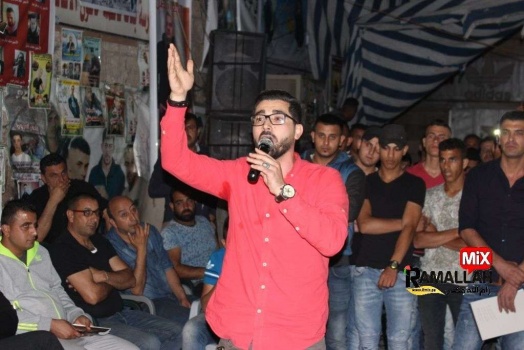 صور وفيديو ..أمسية فنية وطنية بخيمة التضامن في جنين نصرة للأسرى