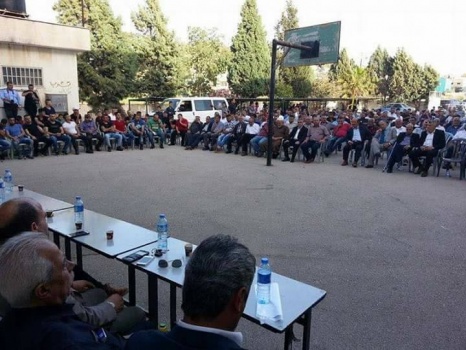 بالصور..بعد خلاف دام 17 عاماً.. اتمام صلح عشائري في قرية بير الباشا جنوب جنين