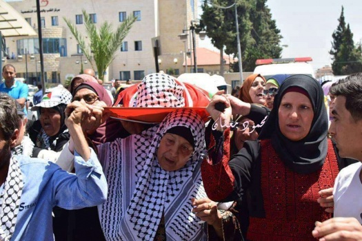 شهيدة أوجعت القلوب...تشييع جثمان الشهيدة الطفلة فاطمة حجيجي