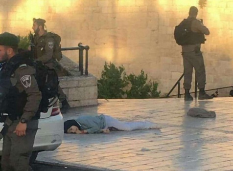 استشهاد فتاة برصاص الاحتلال في باب العامود