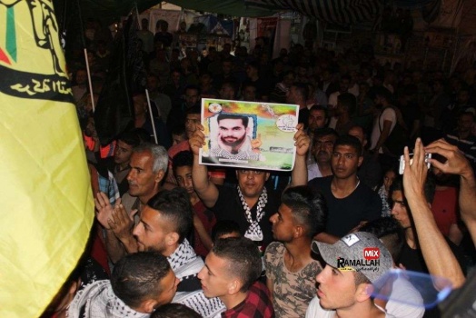 صور وفيديو ...مهرجان حاشد في جنين نصرة للأسرى