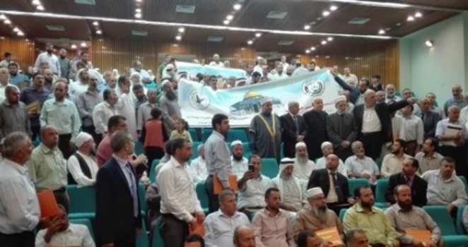 وقفة تضامنية مع المسجد الأقصى في نابلس