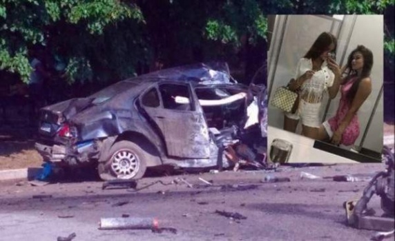 شاهد :حادث سير مروّع يودي بحياة ملكة جمال أوكرانيا وصديقتها ببث مباشر عبر "انستغرام"