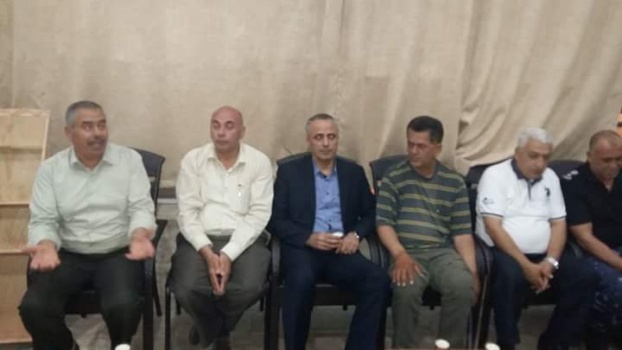 وزير العدل يؤدي واجب العزاء بالشهيدين صلاح وسلامة في جنين