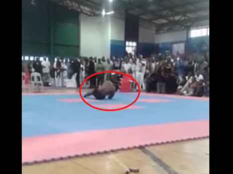 فيديو مروع .. بطل كمال أجسام يلقى حتفه بعد كسر رقبته!