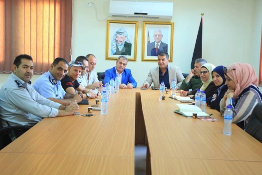 جنين: لجنة العلاقات العامة في الأجهزة الامنية والمحافظة تضع برنامج عمل للشهر القادم