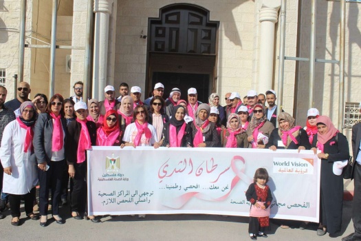 صحة جنين تنظم ماراثونا للتوعية بسرطان الثدي