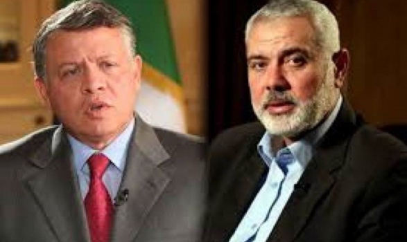 هنية يهاتف ملك الأردن ويستعرض معه ملف المصالحة
