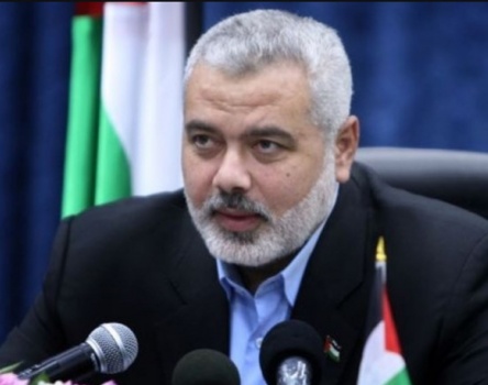 هنية يعزي الرئيسين الايراني والعراقي بضحايا الزلزال