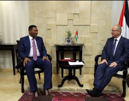 الحمد الله يستقبل حفيد الزعيم الراحل مانديلا