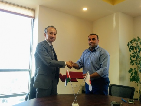 مشروع انشاء مبنى جديد في مدرسة عوريف المختلطة ممول من حكومة اليابان
