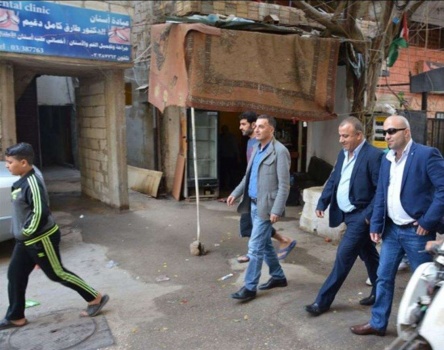 بتكليف من الرئيس ورئيس الوزراء- قطامي يزور مخيمات اللجوء في بيروت