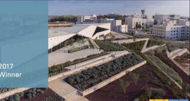 تصميم المتحف الفلسطيني يفوز بجائزة مهرجان العمارة العالمي 2017