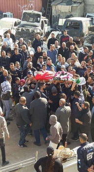 فيديو| جنازة عسكرية لشهيد عناتا في رام الله