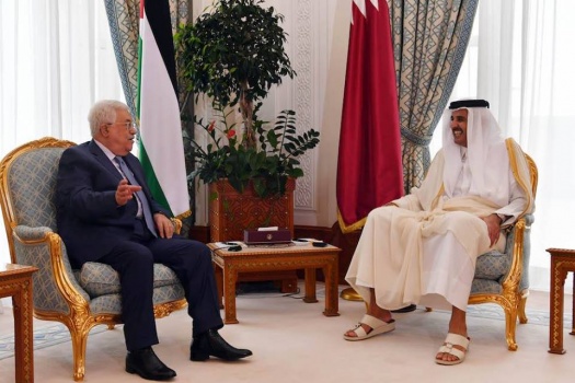 بالصور..الرئيس يجتمع مع أمير دولة قطر