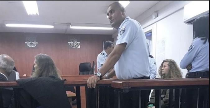 المدعي العسكري يطلب تمديد اعتقال الاسيرة عهد